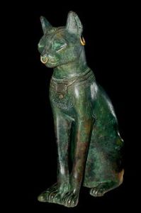 The Grayer-Anderson Cat is s bronze statue dating back to 664-332 BC, when cats, especially Black Cats, were considered sacred. It is almost as famous as Felix the Cat. 